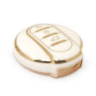 New Aftermarket Nano Cover di alta qualità per chiave remota Mini Cooper 3 pulsanti colore bianco | Chiavi degli Emirati -| thumbnail