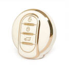 Nano High Quality Cover For Mini Cooper Remote Key 3 Buttons White Color