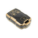 nueva cubierta de llave inteligente de alta calidad nano de mercado de accesorios para llave remota de GMC 3 + 1 botones color negro | Claves de los Emiratos -| thumbnail