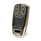 Cubierta Nano de alta calidad para Audi TT A4 A5 Q7 SQ7 Smart Key 3 botones Color negro