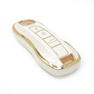 New Aftermarket Nano High Quality Cover For Porsche Cayenne Remote Key 3 Buttons White Color | Emirates Keys -| thumbnail