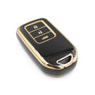 nueva cubierta de alta calidad nano del mercado de accesorios para honda hr-v llave remota 3 botones color negro | Claves de los Emiratos -| thumbnail
