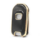Nano Cover pour Honda Flip Remote Key 3 boutons couleur noire | MK3 -| thumbnail