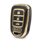 Нано крышка высокого качества для Honda CR-V дистанционного ключа 3 + 1 кнопки черного цвета