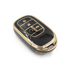 Nueva cubierta de alta calidad Nano del mercado de accesorios para la nueva llave remota Honda 4 botones Color negro | Claves de los Emiratos -| thumbnail