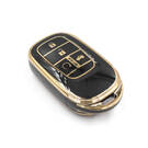 New Aftermarket Nano High Quality Cover For New Honda Remote Key 4 Buttons Black Color | Emirates Keys -| thumbnail