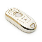 Новый вторичный рынок Nano Высококачественная крышка для Buick Flip Remote Key 3 + 1 Кнопки белого цвета | Ключи от Эмирейтс -| thumbnail
