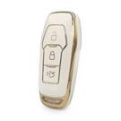 Couverture Nano de haute qualité pour Ford Edge Remote Key 3 boutons couleur blanche