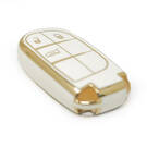 Nouvelle couverture de haute qualité Nano Aftermarket pour Jeep Remote Key 3 boutons couleur blanche | Clés Emirates -| thumbnail