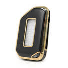 Nano  Cover For Jeep Flip Remote Key 3+1 Buttons Black Color | MK3 -| thumbnail