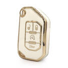Нано-крышка высокого качества для кнопок дистанционного ключа 3+1 джипа сальто белого цвета