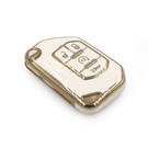 Nueva cubierta de alta calidad Nano del mercado de accesorios para Jeep Flip Remote Key 3 + 1 botones Color blanco | Claves de los Emiratos -| thumbnail
