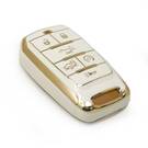 Nueva cubierta de alta calidad Nano del mercado de accesorios para Dodge Remote Key 5 + 1 botones Pickup Color blanco | Claves de los Emiratos -| thumbnail