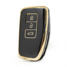 Housse Nano de haute qualité pour clé à distance Lexus 3 boutons couleur noire