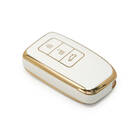 New Aftermarket Nano High Quality Cover For Lexus Remote Key 3 Buttons White Color | Emirates Keys -| thumbnail