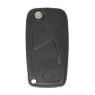 Fiat Fiorino Flip Remote Key Shell 3 Button Black Color