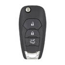 Chevrolet 2019 Flip Remote Key 3 Botões 433Mhz PCF7937E Transponder