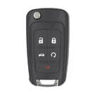 Chevrolet Flip Smart Remote Key 5 Buttons 433Mhz 13531406 / 13506408