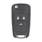 Chevrolet Cruze 2010-2017 Flip Smart Remote Key 3 Botões 433Mhz PCF7952E Transponder