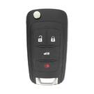 Chevrolet Camaro 2012-2015 Flip Remote Key 4 Buttons 433MHz FCC ID: OHT01060512