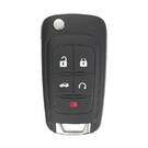 Chevrolet Camaro Flip Remote Key 5 Botões 433MHz
