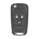 Chevrolet Flip Remote Key 4 Botones 315MHz PCF7937E/41E Transponder FCC ID: OHT01060512