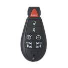 Jeep Dodge Chrysler Fobik Remote Key 6 + 1 Buttons 433MHz HITAG 2 - ID46 -PCF7941 Transponder