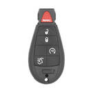 Chrysler Jeep Dodge Fobik Controle Remoto 4 + 1 Botões com Porta-malas SUV e Partida 433MHz HITAG 2 - ID46 -PCF7941 FCC ID: M3N5WY783X - IYZ-C01C