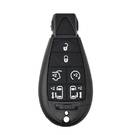 Chrysler Jeep Dodge Fobik Guscio Chiave Telecomando 6 Pulsanti Senza Panico