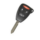 Chrysler Jeep Dodge Remote Key Shell 4 Big Buttons