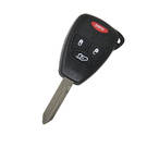 Chrysler Jeep Dodge Uzaktan Anahtar Kabuğu Küçük Düğme 4 Düğme
