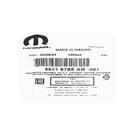 Новый Jeep Wrangler 2018-2025 подлинный / OEM выкидной дистанционный ключ без кнопок OEM номер детали: 68416785AB / 68416785AC | Emirates Keys -| thumbnail