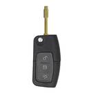 High Quality Aftermarket Ford Flip Remote Key Shell 3 Buttons FO21 Blade, Emirates Keys Remote key cover, Key fob shells replacement at Low Prices. -| thumbnail