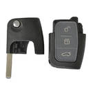 Ford Focus Flip Remote Key Shell 3 Button wit| Emirates Keys -| thumbnail