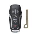 High Quality Aftermarket Ford Fusion 2017 Smart Remote Key Shell 4+1 Button, Emirates Keys Remote key cover, Key fob shells replacement at Low Prices. -| thumbnail
