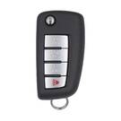 نيسان صني 2021 مفتاح ريموت فليب أصلي 3 + 1 أزرار 433 ميجا هرتز H0561-5EF0C