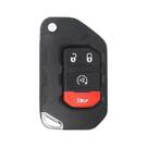 Jeep Wrangler 2018-2022 Genuine Flip Remote Key 3 + 1 Button 433MHz 68416784AB