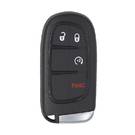 Dodge Jeep 2014-2022 Smart Remote Key Shell 3+1 Button Auto Start Type