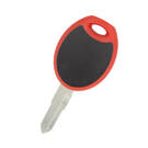 Coque de clé à transpondeur pour moto Honda, couleur rouge, type 4