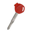 Coque de clé à transpondeur pour moto Honda, couleur rouge, type 10