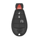 Jeep Cherokee 2014-2021 Fobik Remote Key Shell 3+1 Button Original Plastic