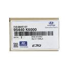 Новый Hyundai Grand I10 2022 года выпуска, оригинальный / OEM смарт-ключ с 3 кнопками, 433 МГц, номер детали OEM: 95440-K6000 - FCC ID: SVI-BR2FGE03 | Emirates Keys -| thumbnail