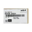 New KIA Stinger 2022 Genuine / OEM Smart Remote Key 3+1 Buttons 433MHz OEM Part Number: 95440-J5551 | Emirates Keys -| thumbnail