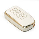 New Aftermarket Nano High Quality Cover For Lexus Remote Key 3+1  Buttons White Color | Emirates Keys -| thumbnail