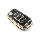 New Aftermarket Nano High Quality Cover For Renault Dacia Remote Key 3 Buttons Black Color | Emirates Keys -| thumbnail