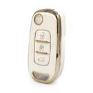 Nano High Quality Cover For Renault Dacia Remote Key 3 Buttons White Color