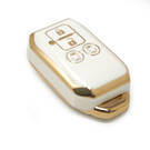 New Aftermarket Nano High Quality Cover For Suzuki Remote Key 4 Buttons White Color | Emirates Keys -| thumbnail