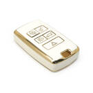 New Aftermarket Nano High Quality Cover For Land Rover Remote Key 5 Buttons White Color | Emirates Keys -| thumbnail