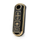 Нано-крышка высокого качества для кнопок Mazda Remote Key 3+1 черного цвета