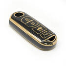 غطاء نانو جديد عالي الجودة لمازدا مفتاح ريموت 3 + 1 أزرار لون أسود | الإمارات للمفاتيح -| thumbnail